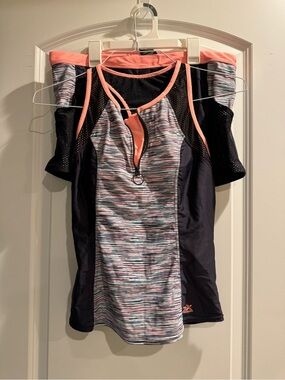 Women's Coral-Trim Athletic Tank Top